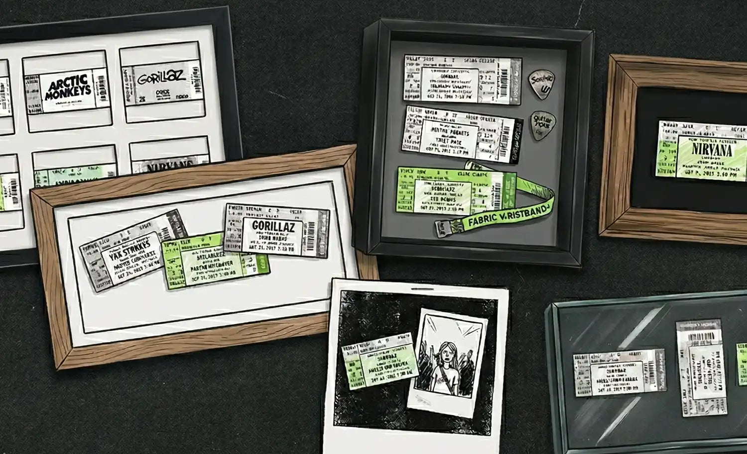How to Display Concert Tickets