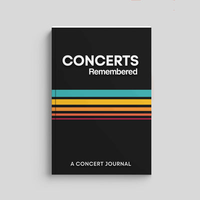 Concerts Remembered Concert Journal for Tracking Live Music Experiences
